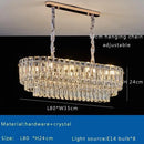 Axyaa Crystal Ceiling Lamp - Modern Minimalist Home Decoration Light for Living Room
