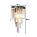 Modern Glass Rod Wall Lamp with LED Lighting for Home Decor by Axyaa