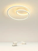 Axyaa Modern Minimalism Round LED Ceiling Light Aluminum Dimmable Fixture