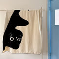 Axyaa Doudou Fleece Cartoon Girl Heart Blanket: Cute, Comfortable, Skin-Friendly & Casual.