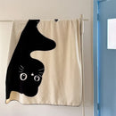 Axyaa Doudou Fleece Cartoon Girl Heart Blanket: Cute, Comfortable, Skin-Friendly & Casual.