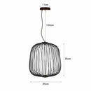 Axyaa Modern Dimming Pendant Light Black White Yellow Chandelier Kitchen Decor