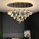 Axyaa Luxury Crystal Chandelier for Living Room, Dining, and Bedroom