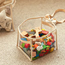 Axyaa Kids Toy Storage Basket: Transparent Box for Toys, Clothes, Books - Large Capacity