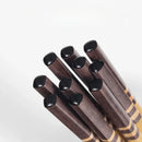 Axyaa Striped High-Grade Nanzhu Chopsticks Set - 10 Pairs, Paintless & Waxless