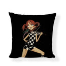 Axyaa Fairy Tale Violin Mermaid Pillowcase in Cartoon Style for Home Decor