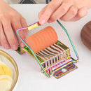 Axyaa Stainless Steel Egg Cutter & Separator - Multifunctional Kitchen Utensil