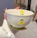 Axyaa Tulip Student 3D Relief Rice Bowl - Children's Tableware