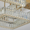 Axyaa Crystal Chandelier Pendant Light for Living and Dining Room