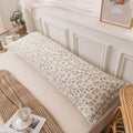 Axyaa Double Long Pillowcase Set of 2, 48x150 Size, Cotton Linen Blend