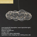 Axyaa Gold Gypsophila Chandeliers: Stylish Cloud Pendant Lights for Home and Hospitality Settings
