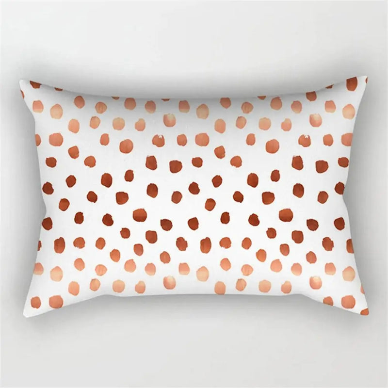 Axyaa Geometric Striped Rectangular Pillowcase for Home Decor