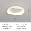 Axyaa Circle LED Ceiling Lamp: Dimmable Full Spectrum Light for Home Decor