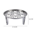 Axyaa Stainless Steel Steaming Rack for Pressure Cooker and Rice Steamer