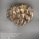 Axyaa Glass LED Ceiling Light Plafonnier Lustre Luxury Home Decor Bedroom Lighting