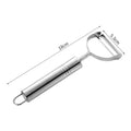 Axyaa Stainless Steel Multi-Function Vegetable Fruit Peeler Slicer Grater Cutter