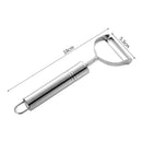 Axyaa Stainless Steel Multi-Function Vegetable Fruit Peeler Slicer Grater Cutter
