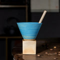 Axyaa Retro Ceramic Cone Coffee Cups - Set of 2
