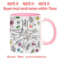 Axyaa 3D Flowers Name Mug for Mother's Day Gifts