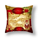 Axyaa Festive Christmas Pillow Case for Sofa Decor Merry Xmas Cushion Cover