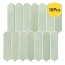 Axyaa 3D Tile Stickers, Self-adhesive Backsplashes, Kitchen Bathroom Walls, Water-resistant, 30x30cm