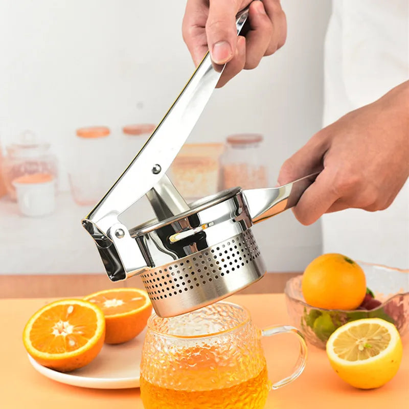 Axyaa Stainless Steel Manual Juicer Squeezer for Fruits and Vegetables