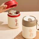 Axyaa Stainless Steel Thermal Lunch Box with Leak-Proof Design and Spoon