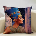 Axyaa African Women Design Linen Cushion Cover 45x45cm
