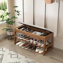 Axyaa 2-Tier Shoe Rack Bench, Modern Design, 550lbs Capacity