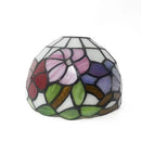 Yellow Stained Glass Lampshade 8" Feather Design - Axyaa Brand