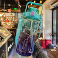 Axyaa Portable Water Bottle with Straw, BPA-Free Large Tumbler for Sports, Gym, and Travel