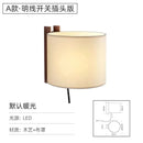Axyaa Wood Table Lamp Liftable Minimalist Adjustable Floor Light for Living Room