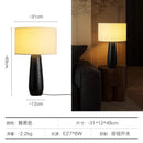 Axyaa Zen Art Solid Wood Table Lamp LED E27 for Study Tea Room Bedroom