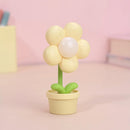 Axyaa Mini LED Flower Night Light Cute Table Lamp Desktop Ornament for Kids