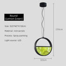 Axyaa Colorful Art Pendant Light for Home and Commercial Spaces