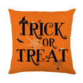 Axyaa Trick or Treat Halloween Pillowcase: Polyester Sofa Cushion Cover