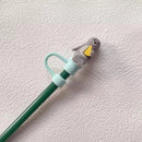 Axyaa Silicone Straw Cap: Dust Proof, Leak Proof, Cute Cover for 7-8mm Straws