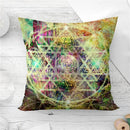 Axyaa Mandala Sun Moon Pillowcase: Bohemian Sofa Cushion Cover