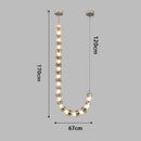 Axyaa Crystal Chandelier, Luxury Living Room Bedroom Ceiling Light