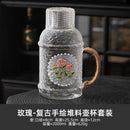 Axyaa Retro Glass Cold Kettle High Temperature Resistant Large-capacity Teapot