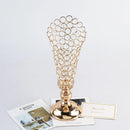 Axyaa Crystal Candle Holder Set - European Vintage Style Glass Stand