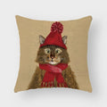 Axyaa Cat Print Pillowcase 45*45cm