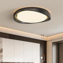 Axyaa Wood Grain Minimalism Ceiling Light 60W for Living Room Bedroom Lighting