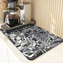 Axyaa Geometric Coasters Set of 4 Black White Dining Table Placemats Mats