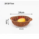 Axyaa Rattan Wicker Serving Baskets Set | 10 Styles for Restaurant Use