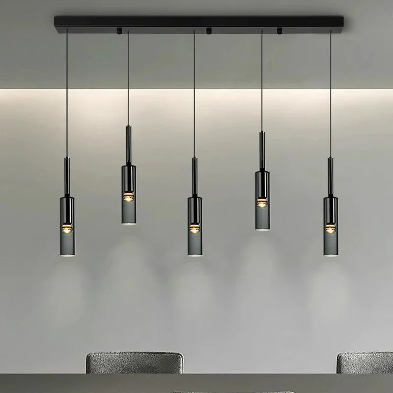 Axyaa Modern LED Pendant Chandeliers for Indoor Living and Dining Room Lighting