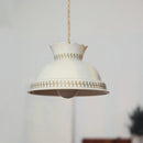Axyaa Modern Ceramic LED Pendant Light - French Style Hanging Lamp