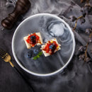 Axyaa Dry Ice Tray Sushi Salmon Plate | Japanese Korean Matte Tableware