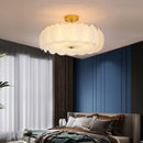 Axyaa Modern Light Luxury Glass Ceiling Chandelier for Home Décor