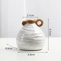 Axyaa Ceramic Vase: Retro American Country Style Home Decor with Hydroponic Flowers